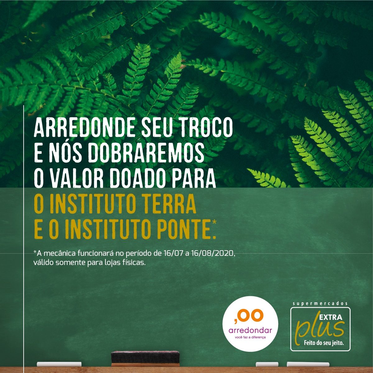 Arredondando em dobro com Extraplus Supermercados